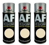 3x Kunstharz Lackspray Buntlack Spraydose RAL1015...