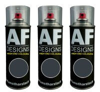 3x Kunstharz Lackspray Buntlack Spraydose RAL7016...