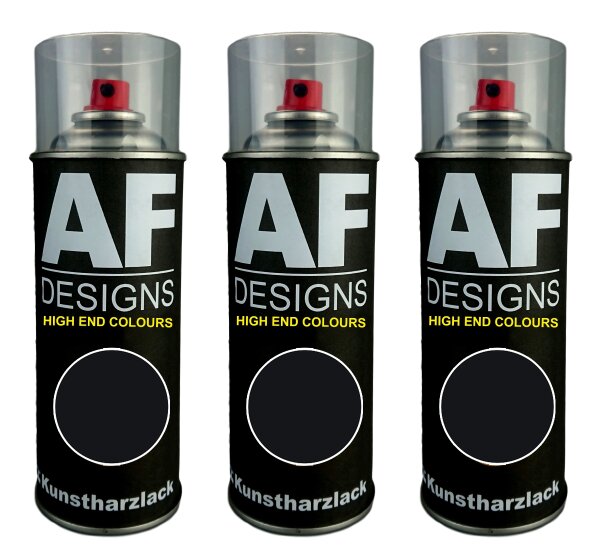 3x Kunstharz Lackspray Schwarz Autolack Buntlack Spraydose Kunstharz9005 TIEFSCHWARZ seidenmatt