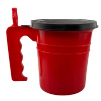 Maler Pinsel-Set, 6-tlg im Topf Flachpinsel Ringpinsel