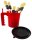 Maler Pinsel-Set, 6-tlg im Topf Flachpinsel Ringpinsel