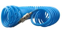 Druckluft-Spiralschlauch 10 m mit Knickschutz und...