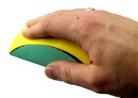 Schleifklotz Klett für Exzenterpapier - 150mm Handschleifklotz - Manueller Schleifblock für Exzenterpapier - Hochwertiger Manueller Klotz für 150mm Exzenterscheiben für Präzises Schleifen