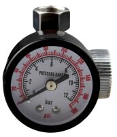 Luftkompressorregler mit Manometer - Spritzpistole...