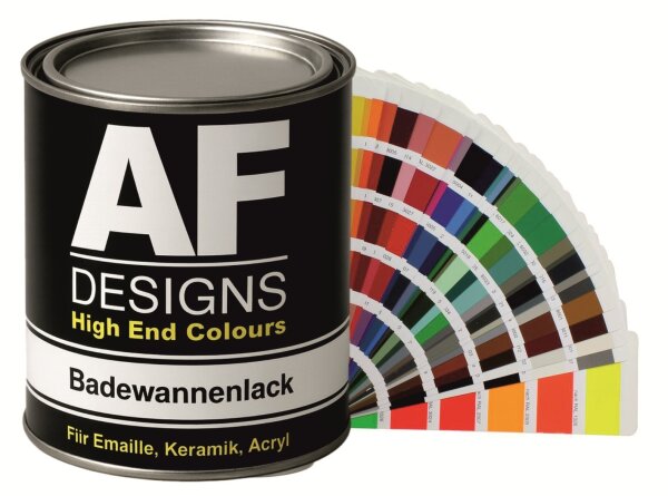 Badewannenlack in 190 RAL Farben– Emaille Lack & Badewannenbeschichtung nach RAL –  hochglänzender Sanitärlack für Wanne, Dusche, Waschbecken & Fliesen – Kratzfest & Wasserfest