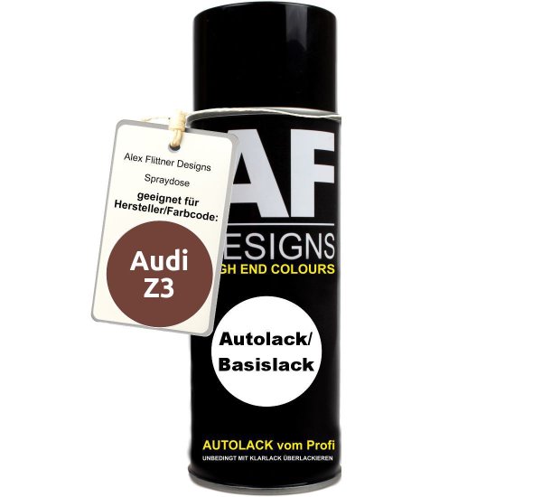 Autolack Spraydose für Audi Z3 COLORADO Metallic Sprühdose Basislack 400ml