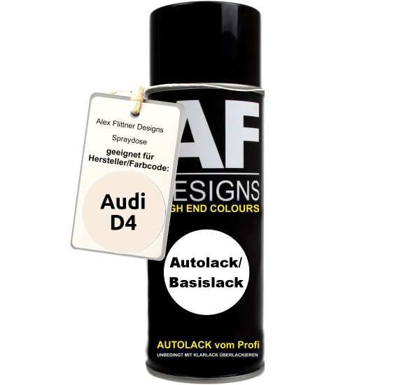 Autolack Spraydose für Audi D4 PERLMUTT LUZIFER Sprühdose Basislack  400ml