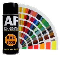 RAL Lackspray Autolack Sprühdose Spraydose RAL2000 GELBORANGE glänzend