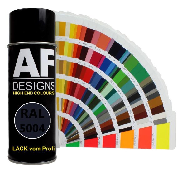 RAL Lackspray Autolack Sprühdose Spraydose RAL5004 SCHWARZBLAU glänzend