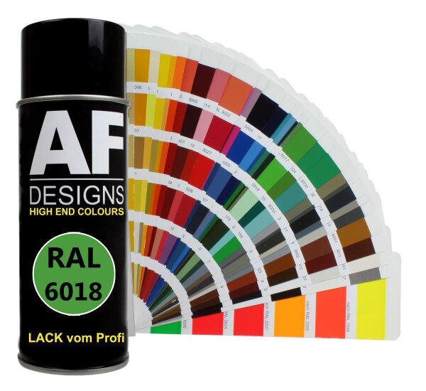RAL Lackspray Autolack Sprühdose Spraydose RAL6018 GELBGRUEN glänzend