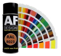RAL Lackspray Autolack Sprühdose Spraydose RAL8023 ORANGEBRAUN glänzend
