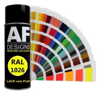RAL Lackspray Autolack Sprühdose Spraydose RAL1026...