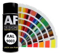 RAL Lackspray Autolack Sprühdose Spraydose RAL9003 SIGNALWEISS matt