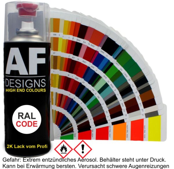 2K Lackspray RAL alle Farbtöne kratzfest matt Spraydose Sprühdose Spray