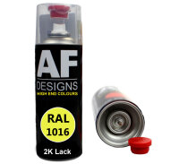2K Ral Lackspray Autolack Sprühdose Spraydose kratzfest RAL1016 SCHWEFELGELB glänzend