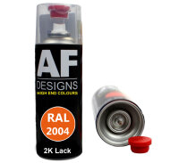 2K Ral Lackspray Autolack Sprühdose Spraydose kratzfest RAL2004 REINORANGE glänzend