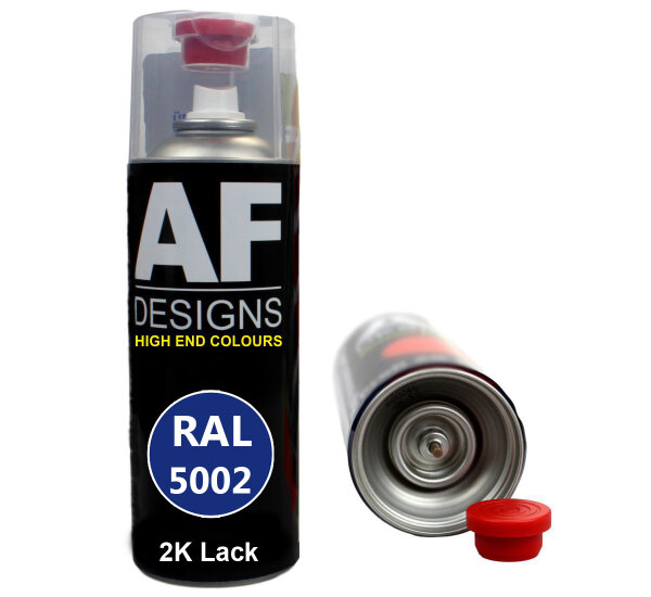 2K Ral Lackspray Autolack Sprühdose Spraydose kratzfest RAL5002 ULTRAMARINBLAU glänzend