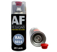 2K Ral Lackspray Autolack Sprühdose Spraydose kratzfest RAL5014 TAUBENBLAU glänzend