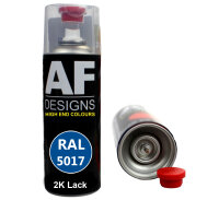 2K Ral Lackspray Autolack Sprühdose Spraydose kratzfest RAL5017 VERKEHRSBLAU glänzend