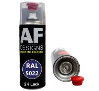 2K Ral Lackspray Autolack Sprühdose Spraydose kratzfest RAL5022 NACHTBLAU glänzend