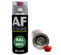 2K Ral Lackspray Autolack Sprühdose Spraydose kratzfest RAL6001 SMARAGDGRUEN glänzend