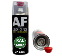 2K Ral Lackspray Autolack Sprühdose Spraydose kratzfest RAL6002 LAUBGRUEN glänzend
