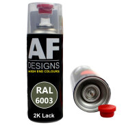 2K Ral Lackspray Autolack Sprühdose Spraydose kratzfest RAL6003 OLIVGRUEN glänzend