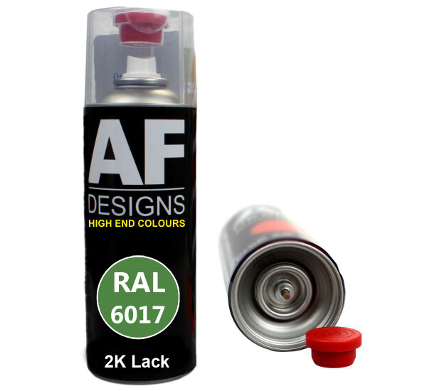 2K Ral Lackspray Autolack Sprühdose Spraydose kratzfest RAL6017 MAIGRUEN glänzend