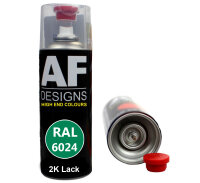 2K Ral Lackspray Autolack Sprühdose Spraydose kratzfest RAL6024 VERKEHRSGRUEN glänzend