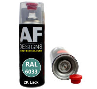 2K Ral Lackspray Autolack Sprühdose Spraydose kratzfest RAL6033 MINTTUERKIS glänzend