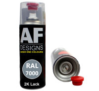 2K Ral Lackspray Autolack Sprühdose Spraydose kratzfest RAL7000 FEHGRAU glänzend
