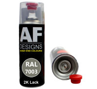 2K Ral Lackspray Autolack Sprühdose Spraydose kratzfest RAL7003 MOOSGRAU glänzend