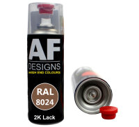 2K Ral Lackspray Autolack Sprühdose Spraydose kratzfest RAL8024 BEIGEBRAUN glänzend