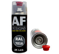 2K Lackspray Autolack Sprühdose Spraydose kratzfest RAL7016 ANTHRAZITGRAU seidenmatt