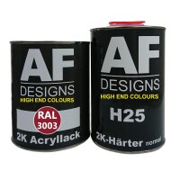2K Lack 1,5kg Set RAL 3003 RUBINROT glänzend Holz...
