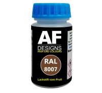 Lackstift RAL 8007 REHBRAUN glänzend 50ml schnelltrocknend Acryl