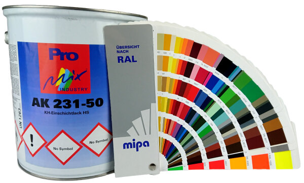 Rostschutz Lack RAL7021 SCHWARZGRAU  5kg Metall Schutzlack Farbe Grundierung 3in1 Mipa