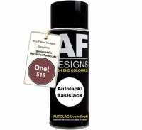 Autolack Spraydose für Opel ACHATROT metallic 518...