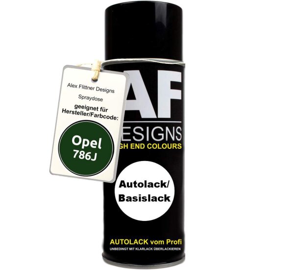 Für Opel FARNGRUEN Pearl 786J Sprühdose Spraydose Basislack 400ml