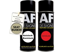 Spraydose für SEAT BU0839 BISMUTH Basislack Klarlack...