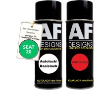 Autolack Spraydose Set SEAT 020 VERDE JADE Metallic...