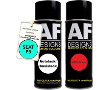 Spraydose für SEAT P3 VERDE MINT Metallic Basislack...