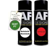 Spraydose für SEAT P7 VERDE RALLY Metallic Basislack...
