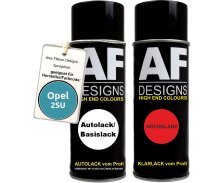 Spraydose für Opel 2SU BOSSA NOVA Basislack Klarlack Sprühdose 400ml