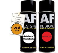 Spraydose für Opel 659 DAENISCH POSTGELB Basislack...
