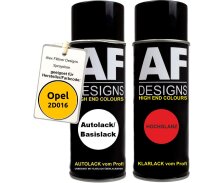 Spraydose für Opel 2D016 GOLD metallic Basislack Klarlack Sprühdose 400ml