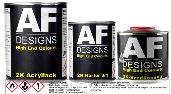 2 Liter 2K Acryl Lack Set für NCS2® 2555-B80G