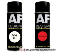 Spraydose für VW / Volkswagen Diamantweiss 801 Basislack Klarlack Sprühdose 400ml