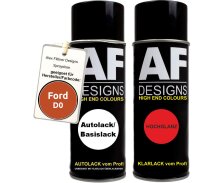 Spraydose für Ford D0 Pacific Green Metallic Basislack Klarlack Sprühdose 400ml