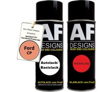 Spraydose für Ford CP Tangerine Perl Basislack Klarlack Sprühdose 400ml